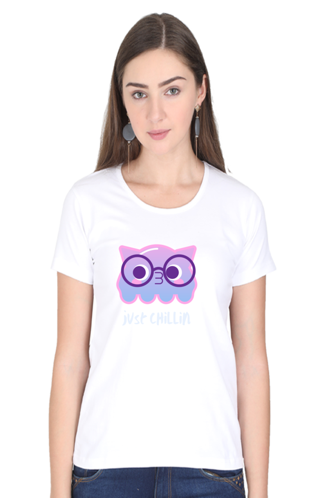 #G009 - Girls Just Chill Owl Tee | Design in Front