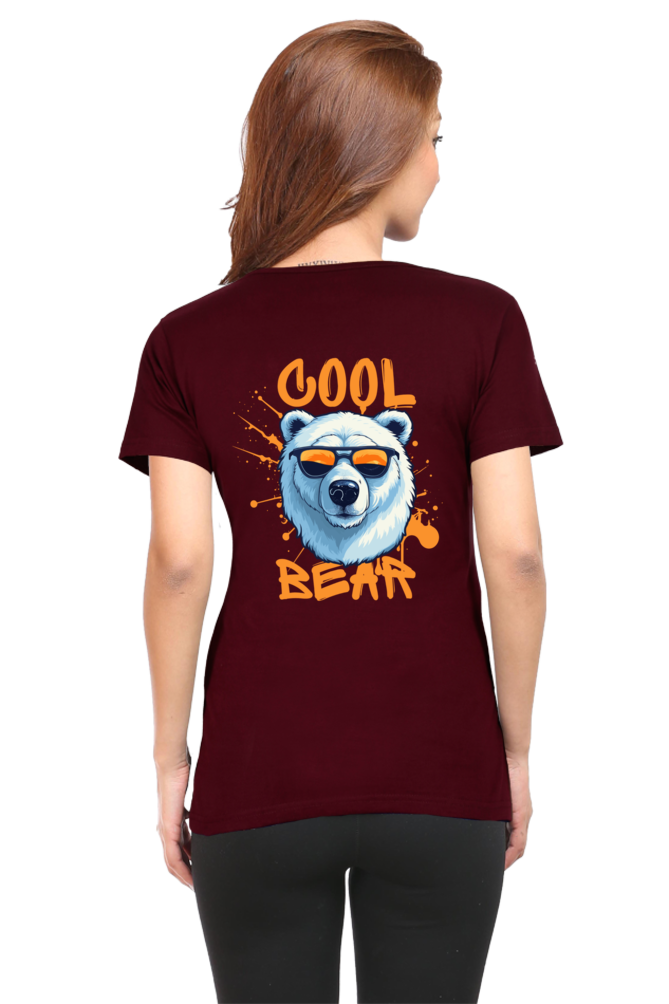 #G004 - Girls Classic Cool Bear Tees | Back & Front | Multi Color