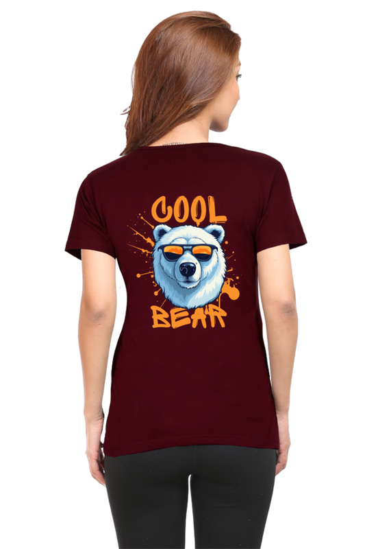 #G004 - Girls Classic Cool Bear Tees | Back & Front | Multi Color