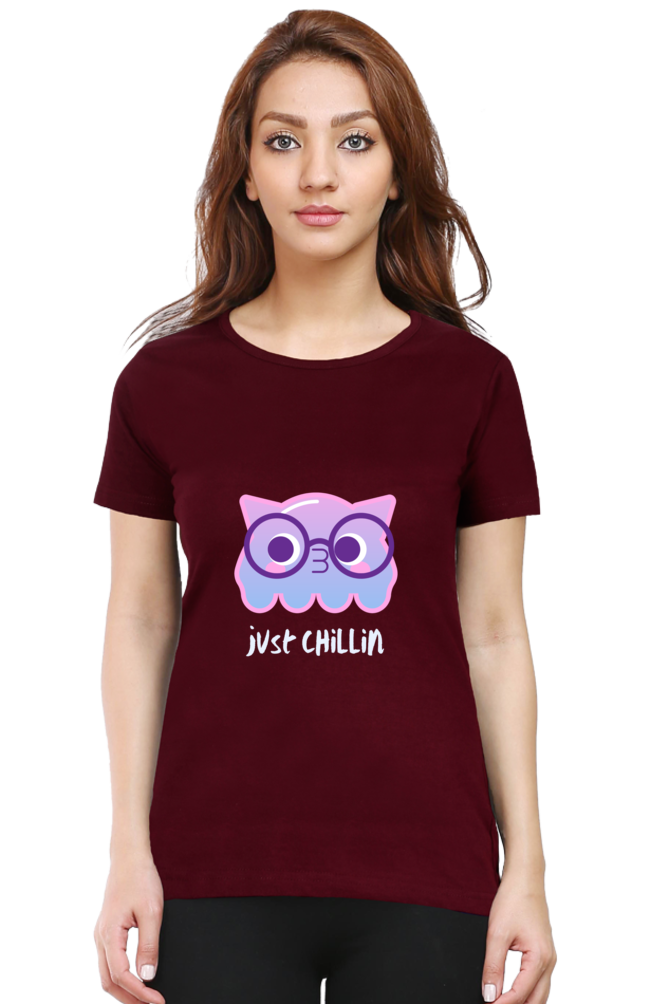 #G009 - Girls Just Chill Owl Tee | Design in Front