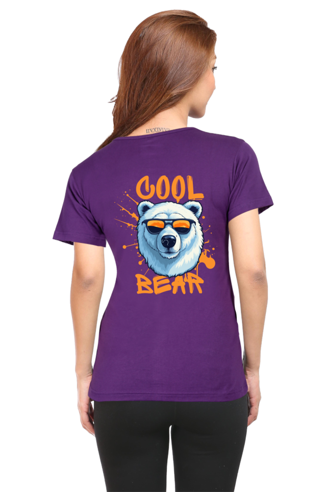 #G004 - Girls Classic Cool Bear Tees | Back & Front | Multi Color