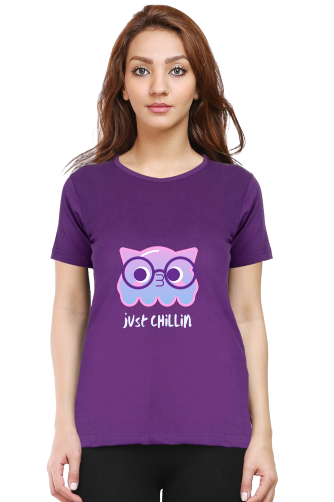 #G009 - Girls Just Chill Owl Tee | Design in Front