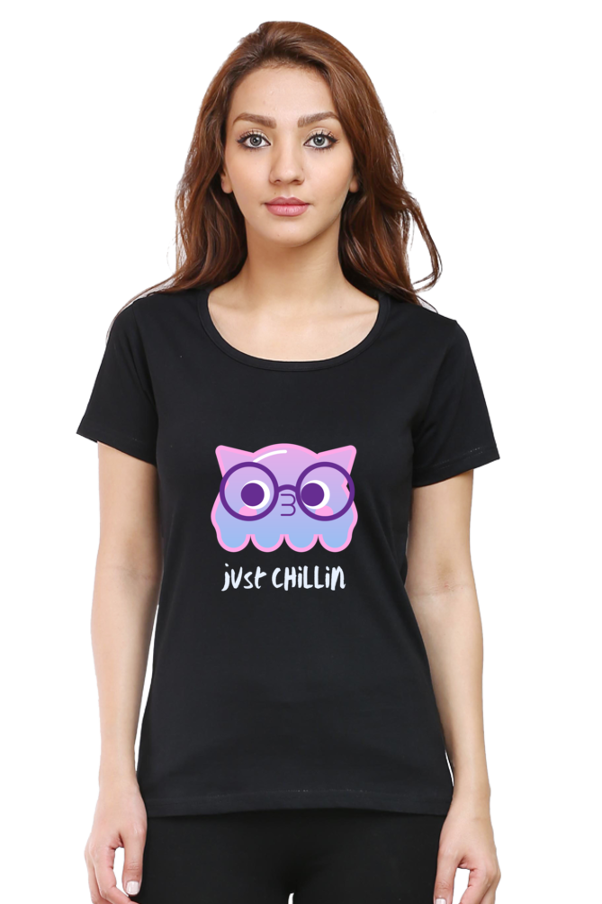 #G009 - Girls Just Chill Owl Tee | Design in Front