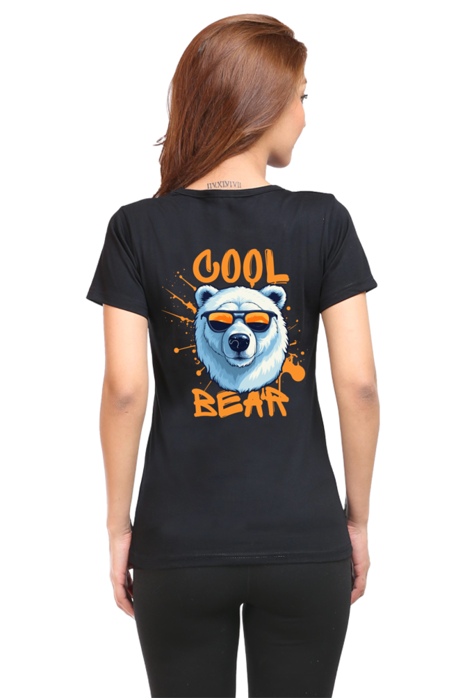 #G004 - Girls Classic Cool Bear Tees | Back & Front | Multi Color