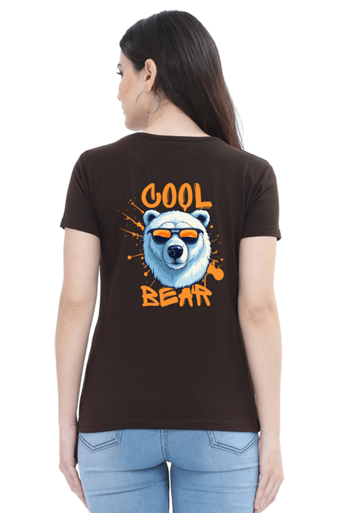 #G004 - Girls Classic Cool Bear Tees | Back & Front | Multi Color