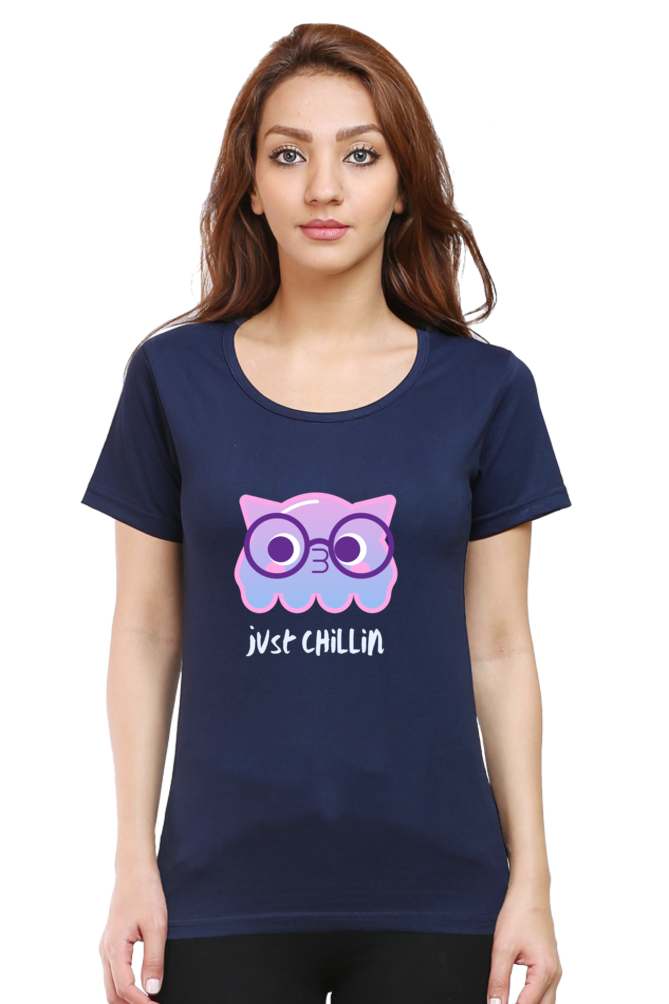 #G009 - Girls Just Chill Owl Tee | Design in Front