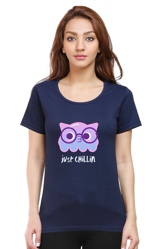 #G009 - Girls Just Chill Owl Tee | Design in Front