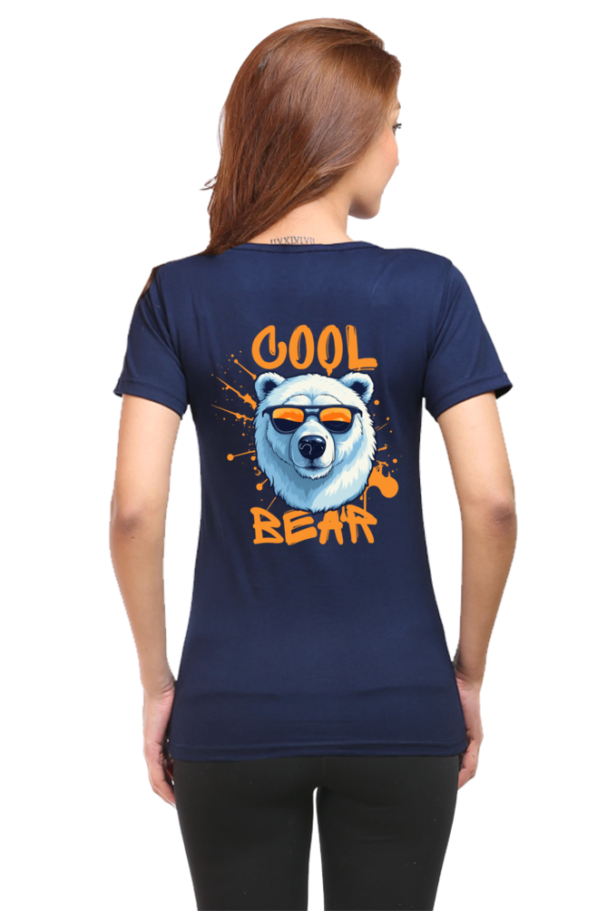 #G004 - Girls Classic Cool Bear Tees | Back & Front | Multi Color