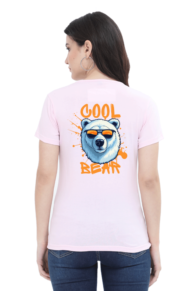 #G004 - Girls Classic Cool Bear Tees | Back & Front | Multi Color