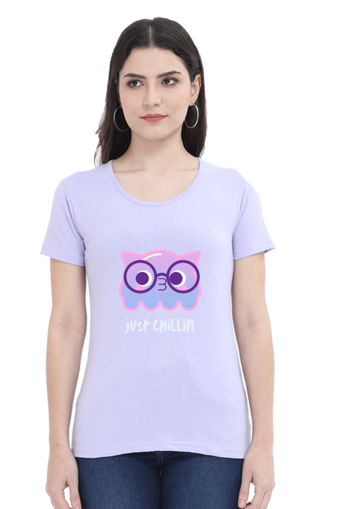 #G009 - Girls Just Chill Owl Tee | Design in Front