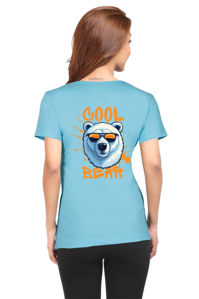 #G004 - Girls Classic Cool Bear Tees | Back & Front | Multi Color