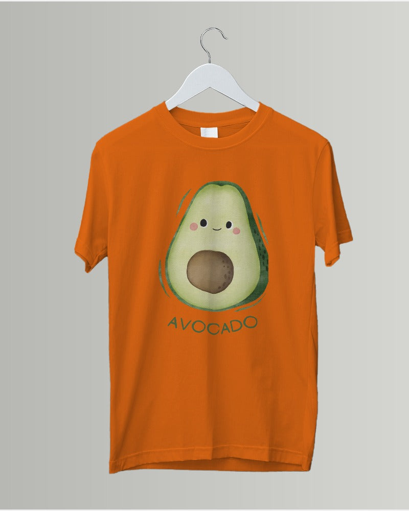 #G007 - Girls Avocado Fruti Tees | Front | Multi Color