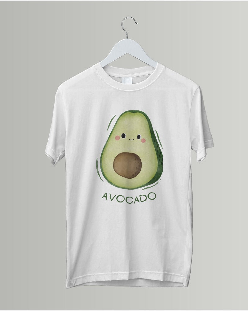 #G007 - Girls Avocado Fruti Tees | Front | Multi Color