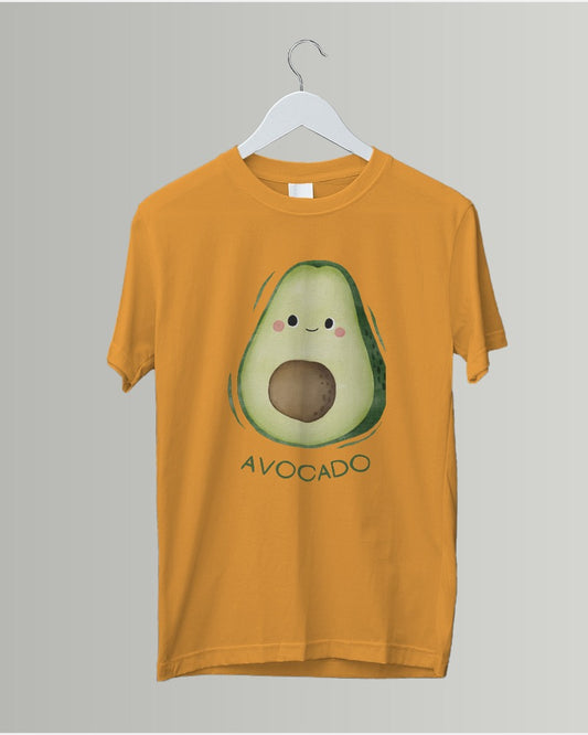 #G007 - Girls Avocado Fruti Tees | Front | Multi Color