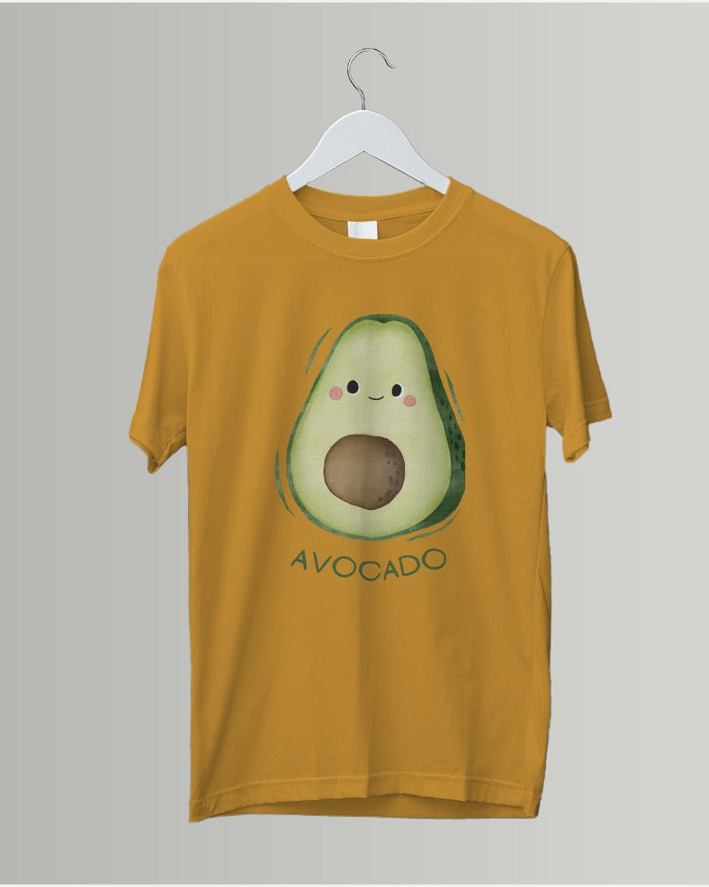 #G007 - Girls Avocado Fruti Tees | Front | Multi Color